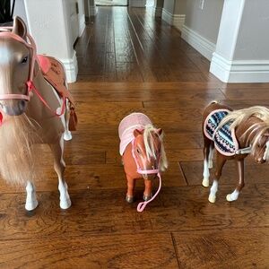 Our Generation Horse Toy Bundle with Accessories